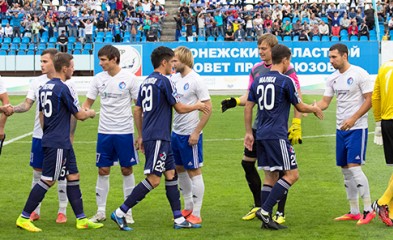 новость Сине-белые на своем поле выиграли со счетом 2:0