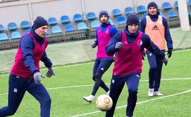 новость Тренировка перед отъездом
