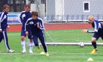 видео Последние приготовления к игре с ФК «Калуга»