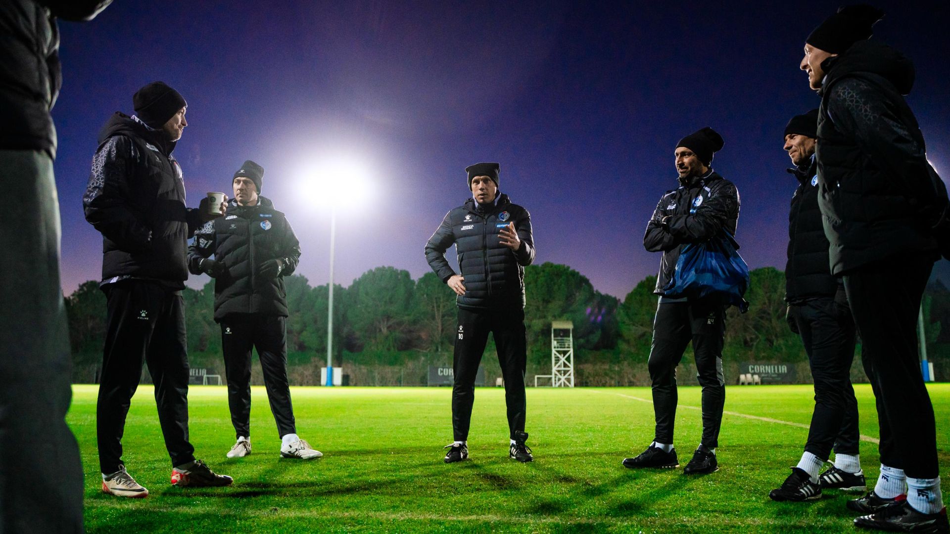 Тренерский штаб на сборах